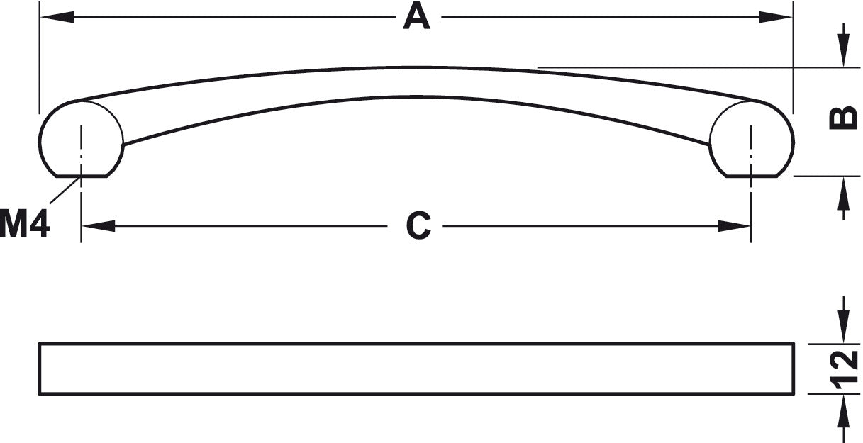 Furniture Handle, Zinc Alloy
