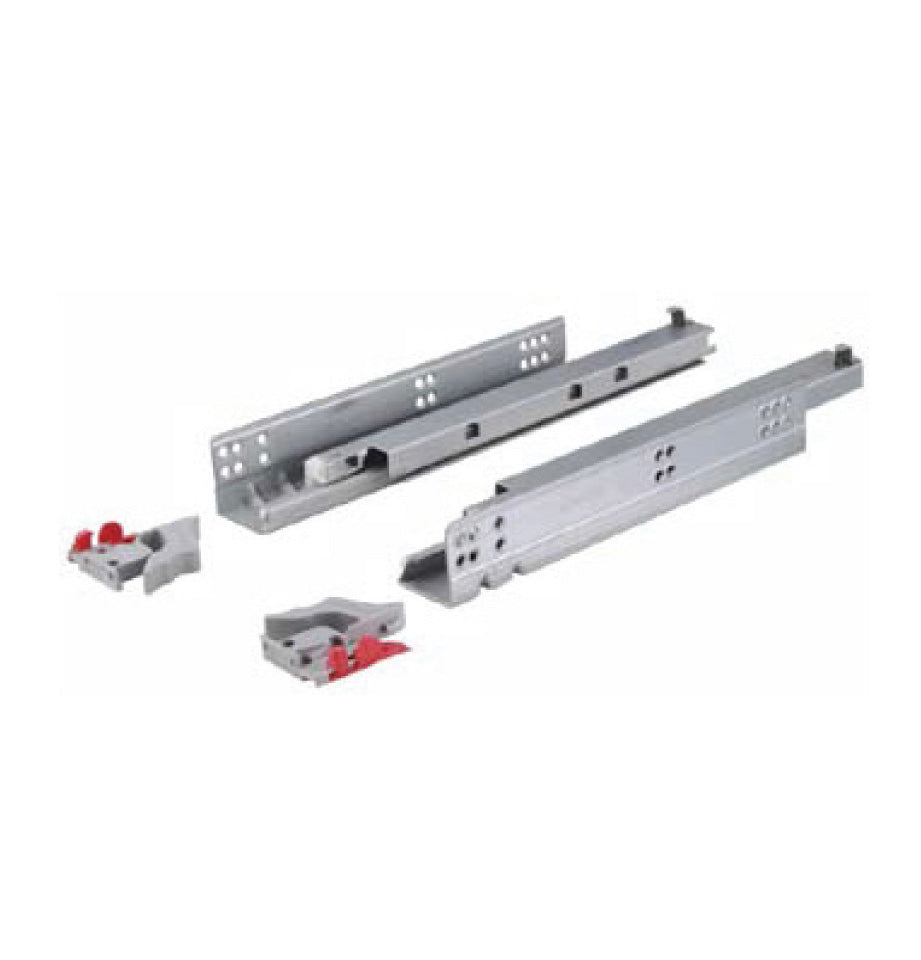 Concealed Drawer Runner, Full extension Loading capacity up to 30 kg Push to Open