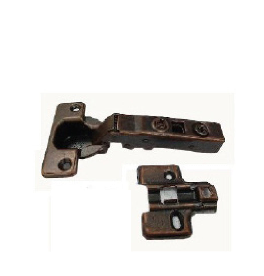 Concealed Hinges SM Soft-Closing Ø35, Opening Angle 110°, Antique Brass