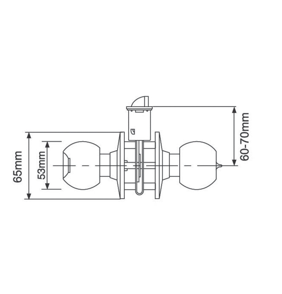 Tubular Knob Lockset