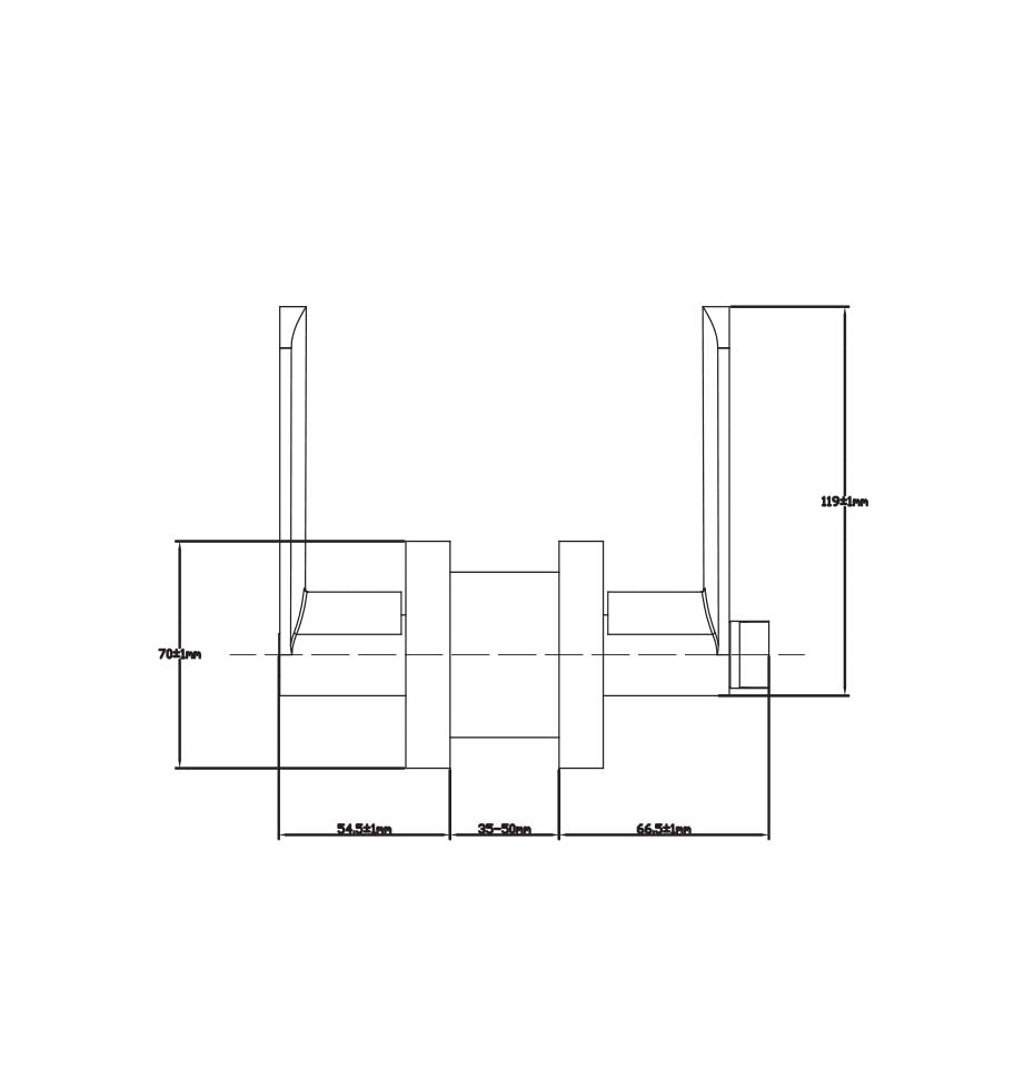Tubular Lever Lockset Heavy Duty