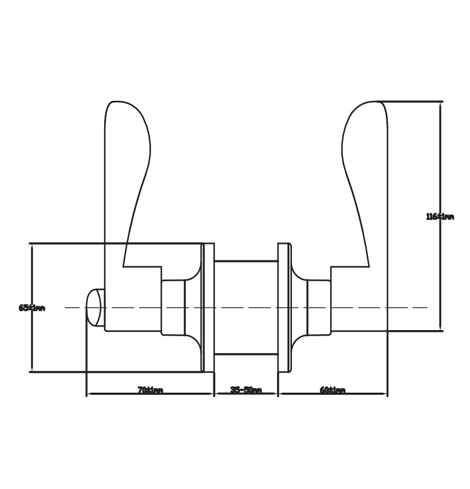 Tubular Lever Lockset Standard Duty