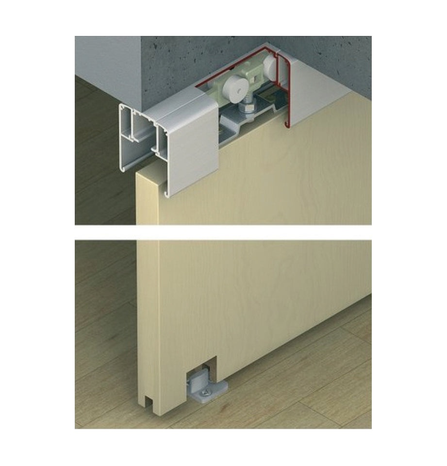 Sliding door fitting Silent 30 kg