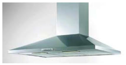 WALL HOOD LION ST.ST. 60CM