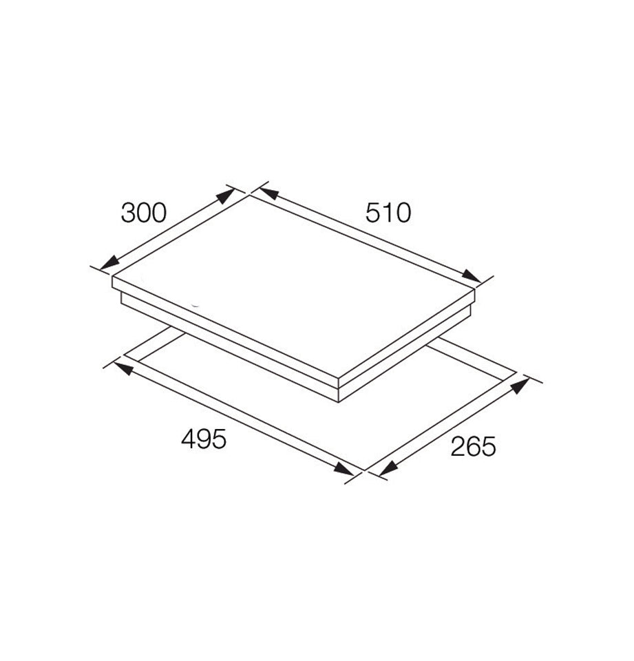 2 burner Gas Hob with Knob Control