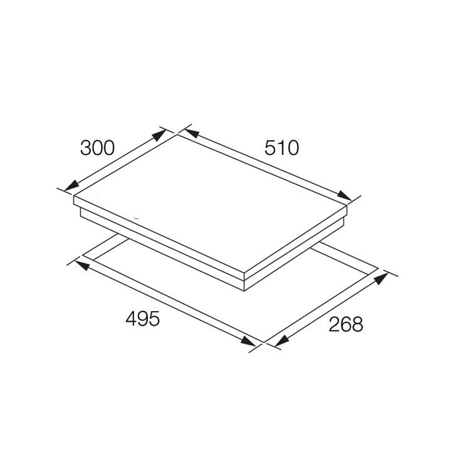 2 zone Induction Hob with Touch Control