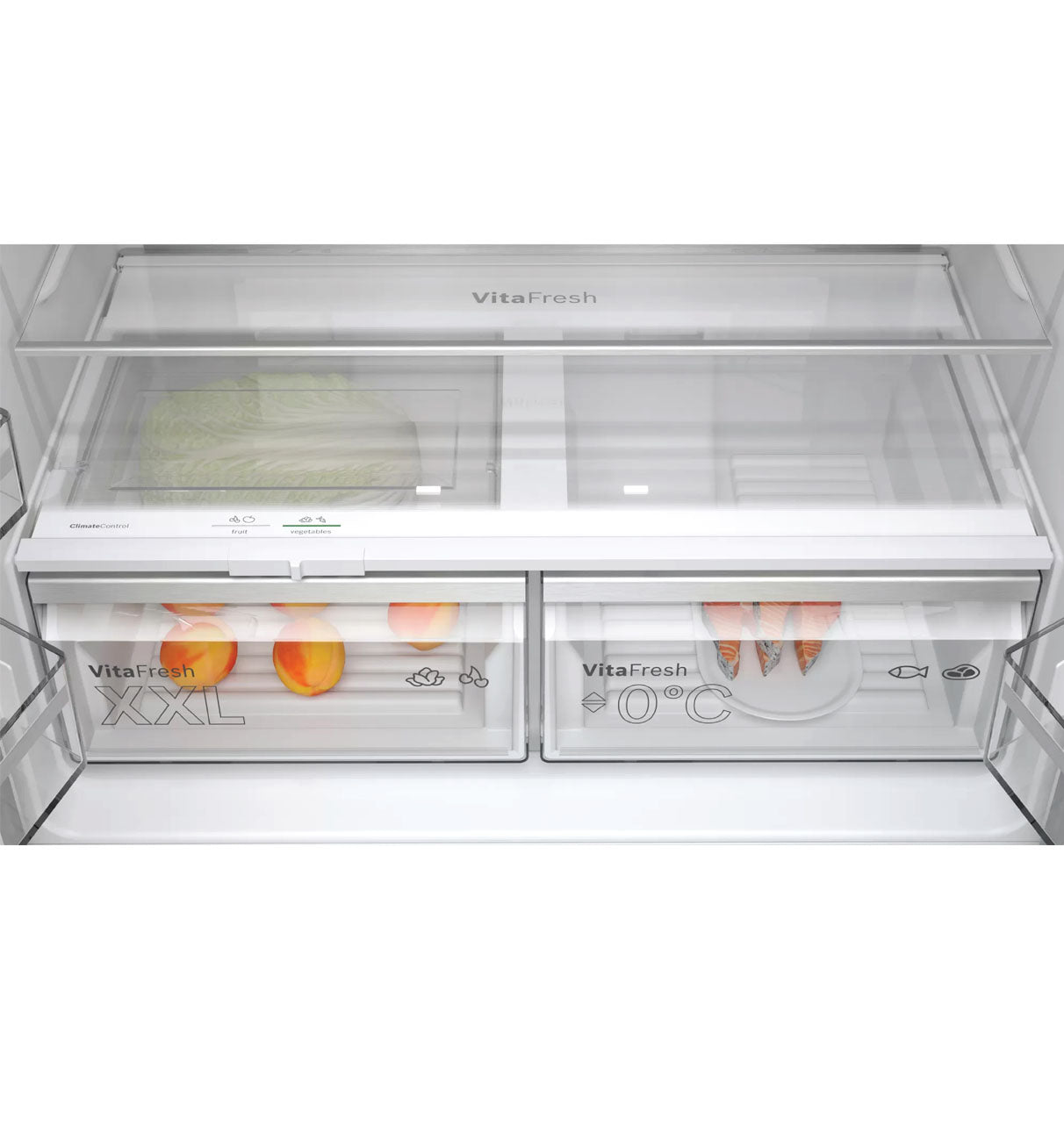 KFN96APEAG Series | 6, French Door Bottom Freezer, MultiDoor, 183 x 91 cm, Inoxeasyclean