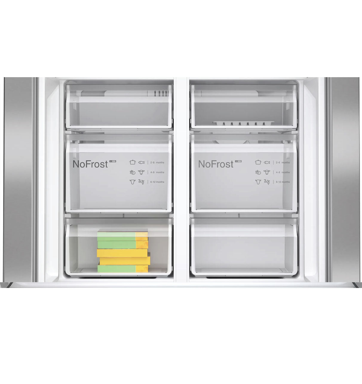 KFN96APEAG Series | 6, French Door Bottom Freezer, MultiDoor, 183 x 91 cm, Inoxeasyclean