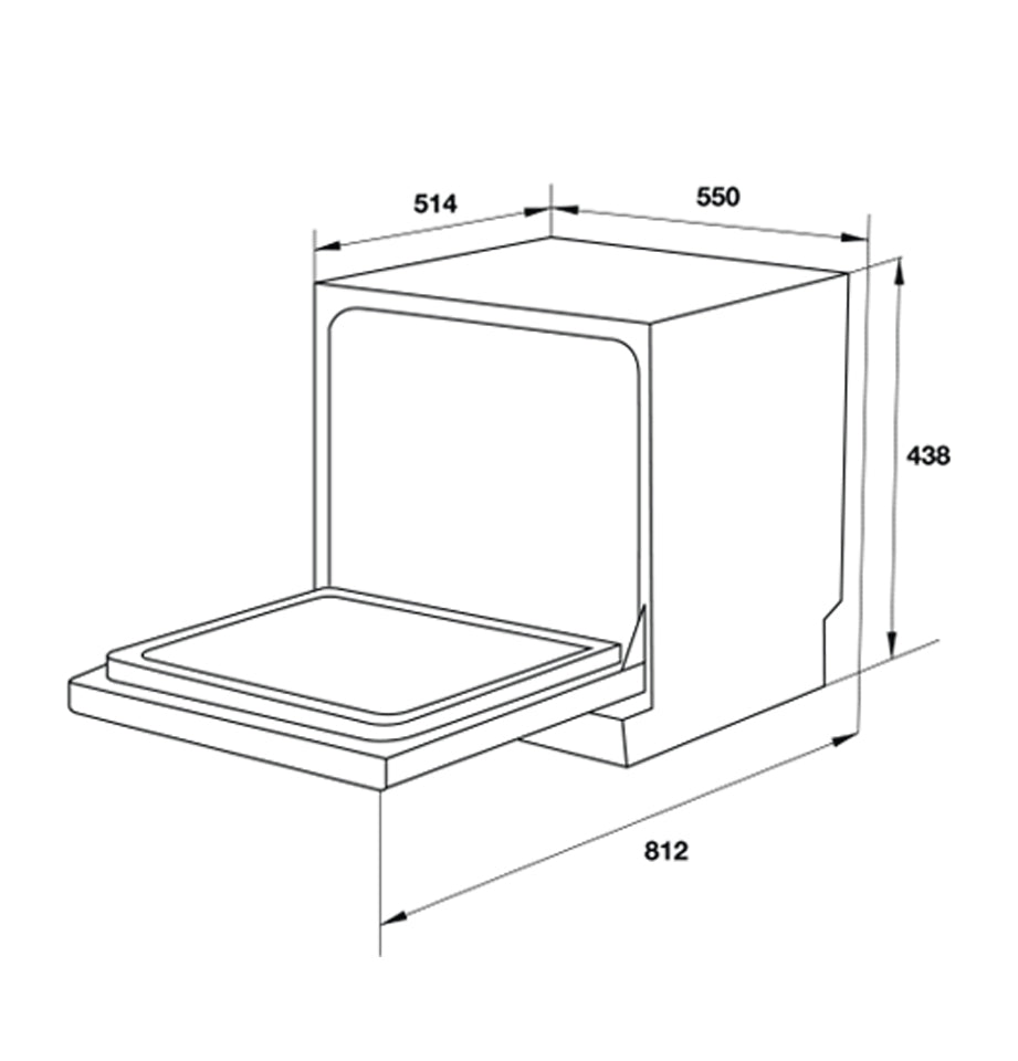 Dishwasher Free-standing, Table-top