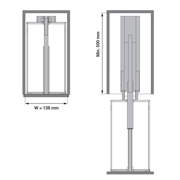 Dispensa 150 Pull-out pantry