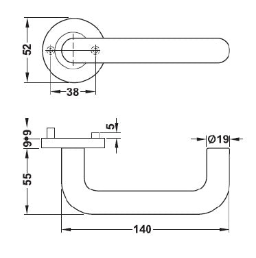 Lever Handles (Catalog No. 902.92.074)