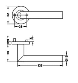 Lever Handles (Catalog No. 902.92.076)