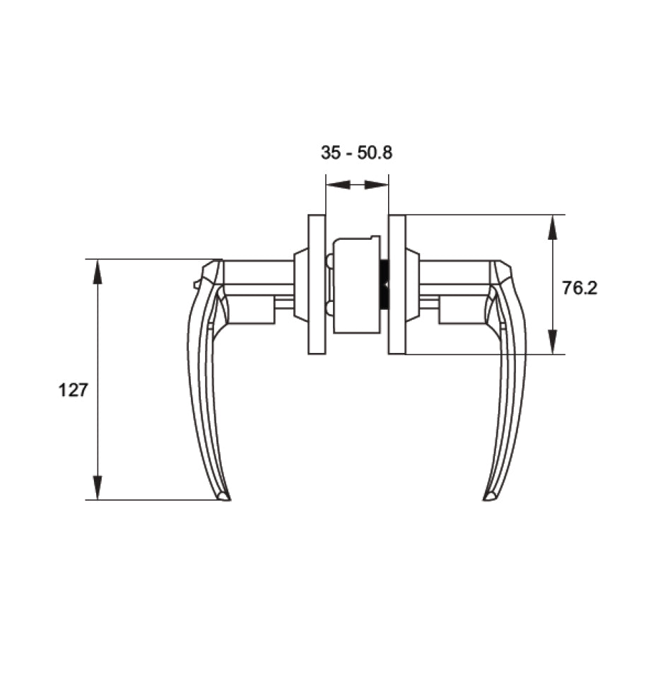 Cylindrical Lever Lockset ANSI Grade 2