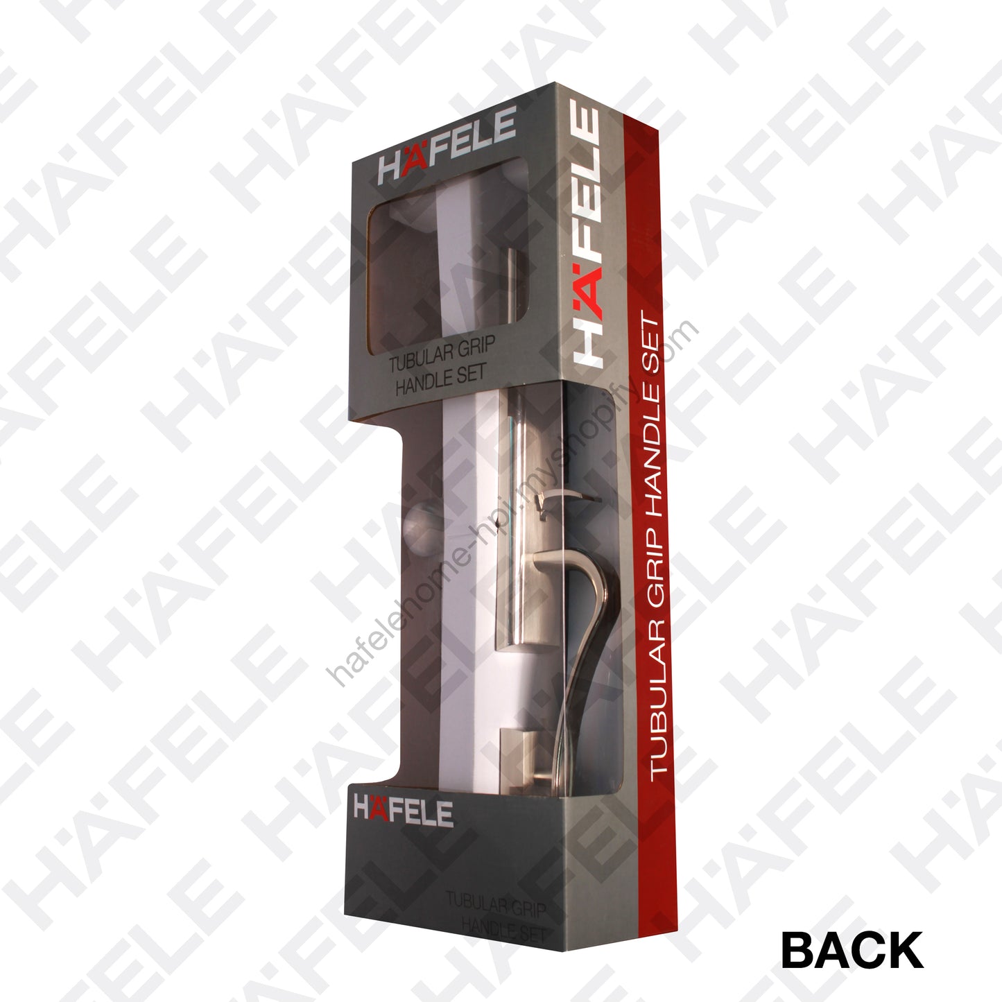 Grip Handle Lockset, Standard Duty, Satin Nickel