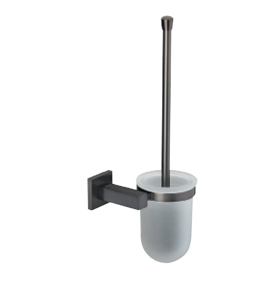 WC brush set, with satin frosted glass (Cat. No. 980.60.682/683)