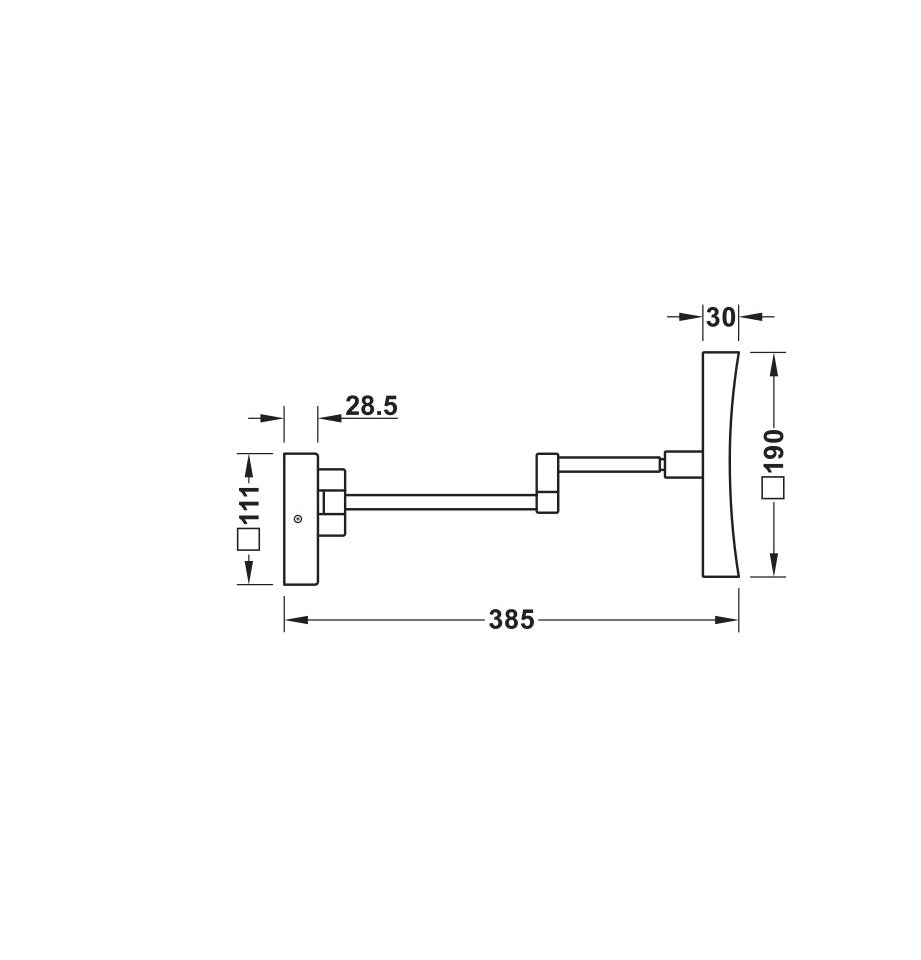 Vanity mirror illuminated (Cat. No. 983.27.002/003)