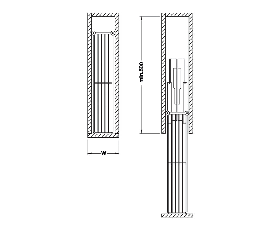 Base Unit Two layers basket, St.St.304