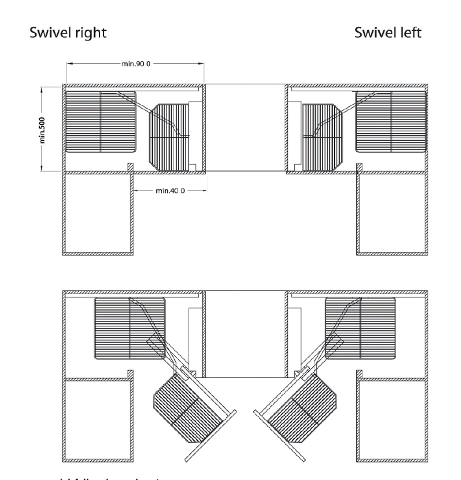 Magic Corner, Stainless Steel 304