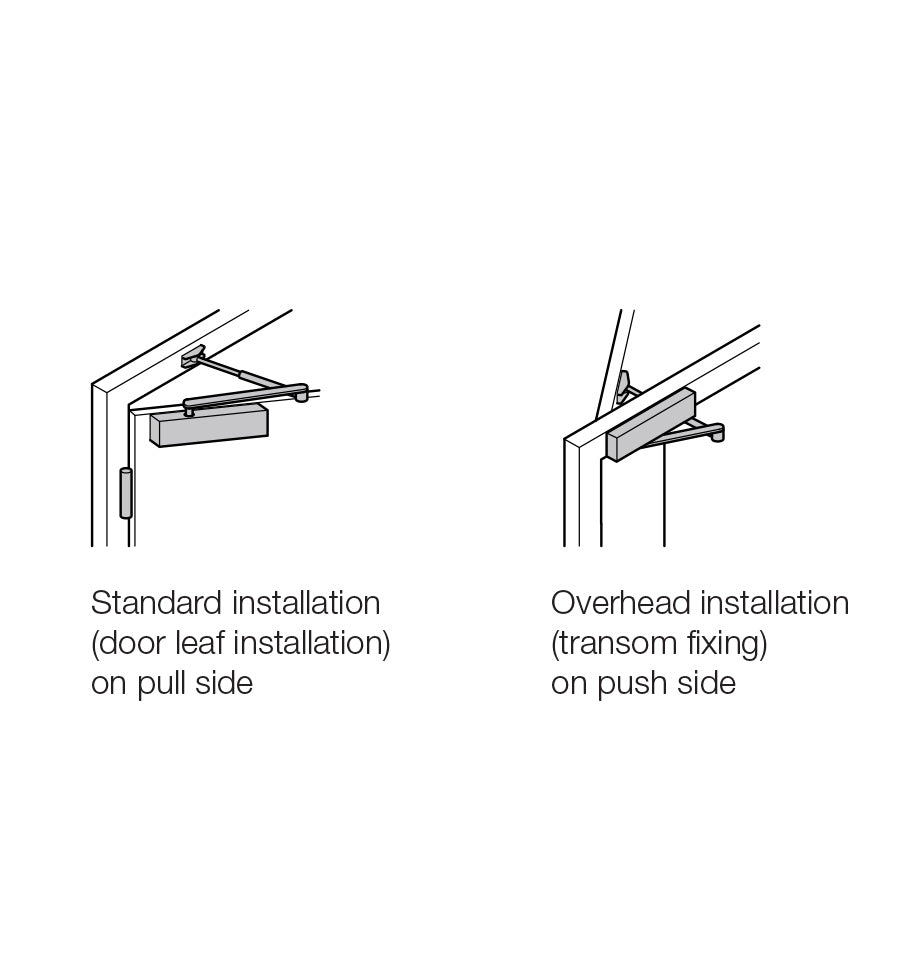 Overhead Door Closers – Startec With arm assembly