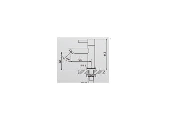 Basin Cold Tap, Stainless steel