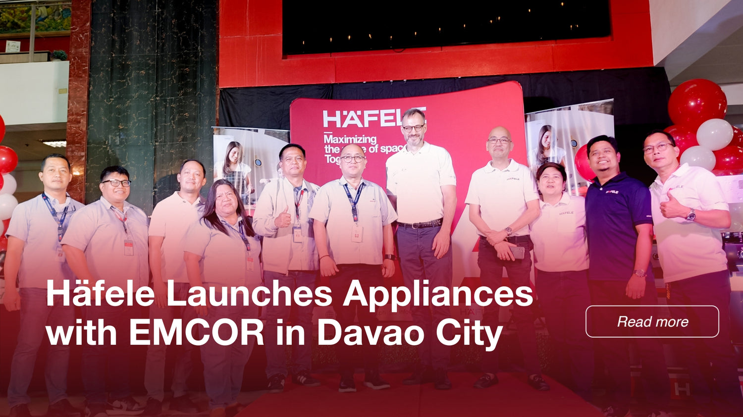 Häfele Launches Appliances with EMCOR in Davao City – HäfeleHome-HPI
