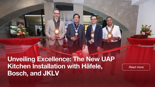 Unveiling Excellence: The New UAP Kitchen Installation with Häfele, Bosch, and JKLV