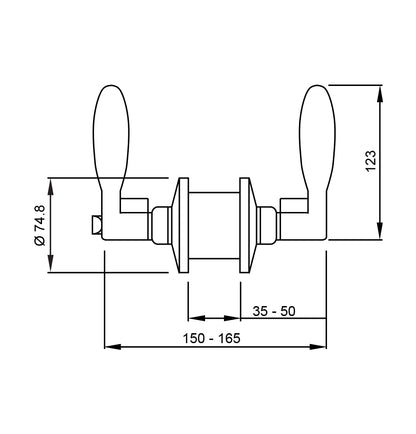 Tubular Lever Lockset Standard Duty