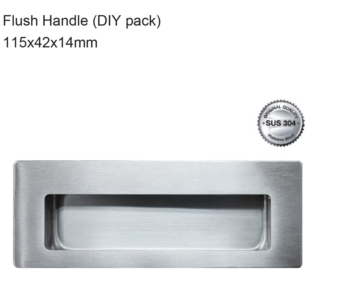 Flush Handle (DIY pack) 115x42x14mm (Cat. No. 489.72.130)