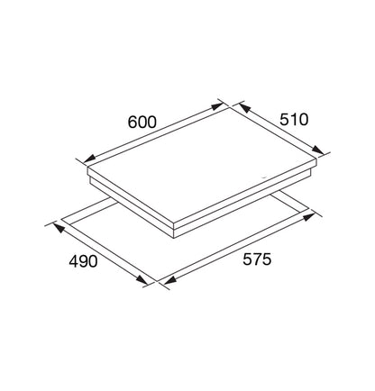 3 zone Induction Hob with Touch Control