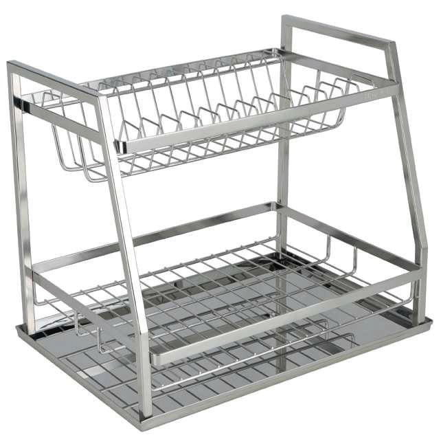 Plate rack, 2-layers, Stainless steel 304 – HäfeleHome-HPI