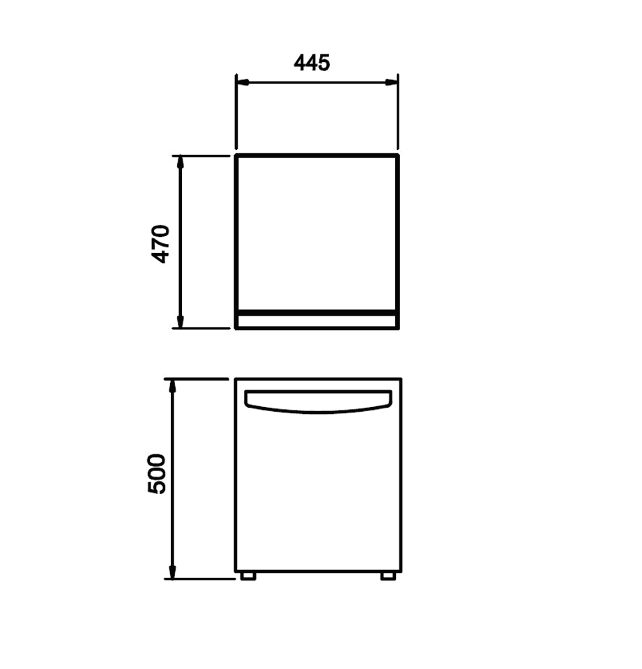 Mini Ref 50L (Cat. No. 538.11.700)