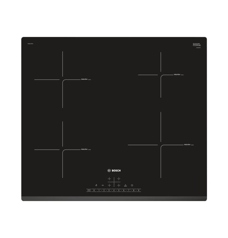 BOSCH PIE631FB1E INDUCTION HOB 4-ZONE,60 CM; FACETTED EDGE