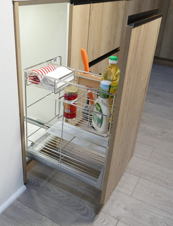Multi-Functional Basket with runner, Stainless Steel 304