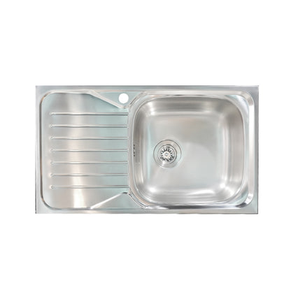 Kitchen Sink Single Bowl with Drainboard