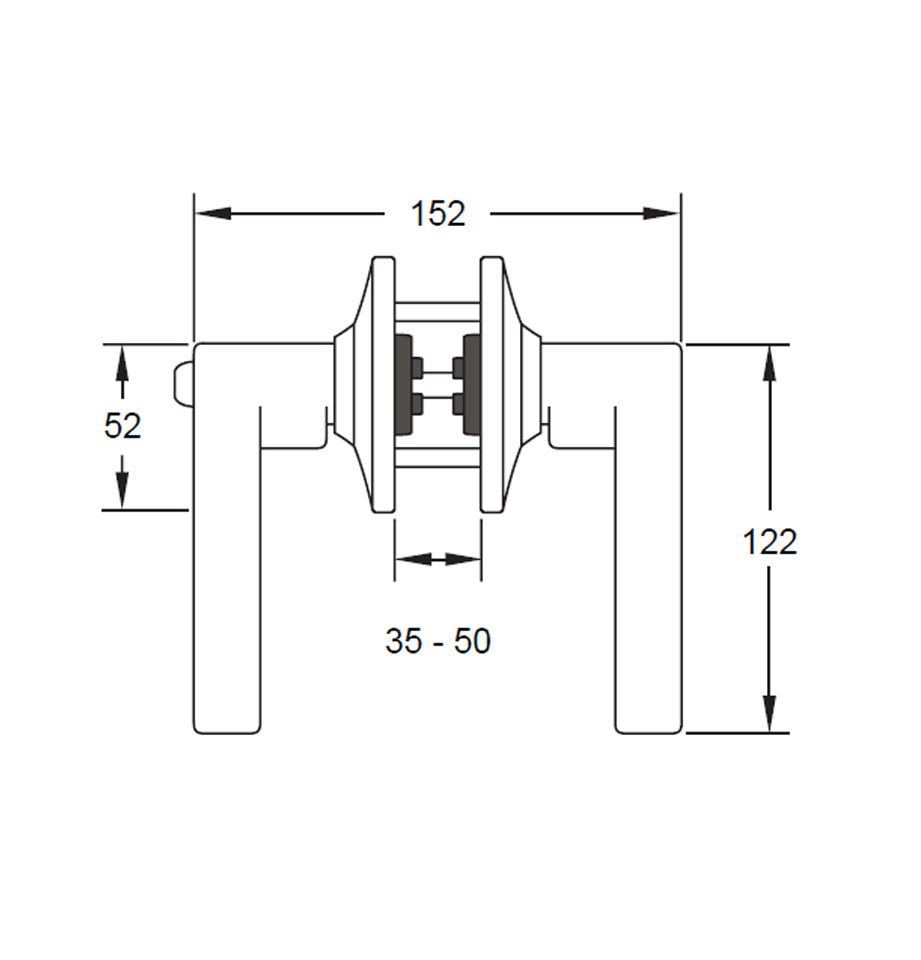 Lever set priv. SN RH