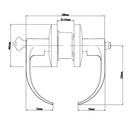 Cylindrical Lever Lockset ANSI Grade 2