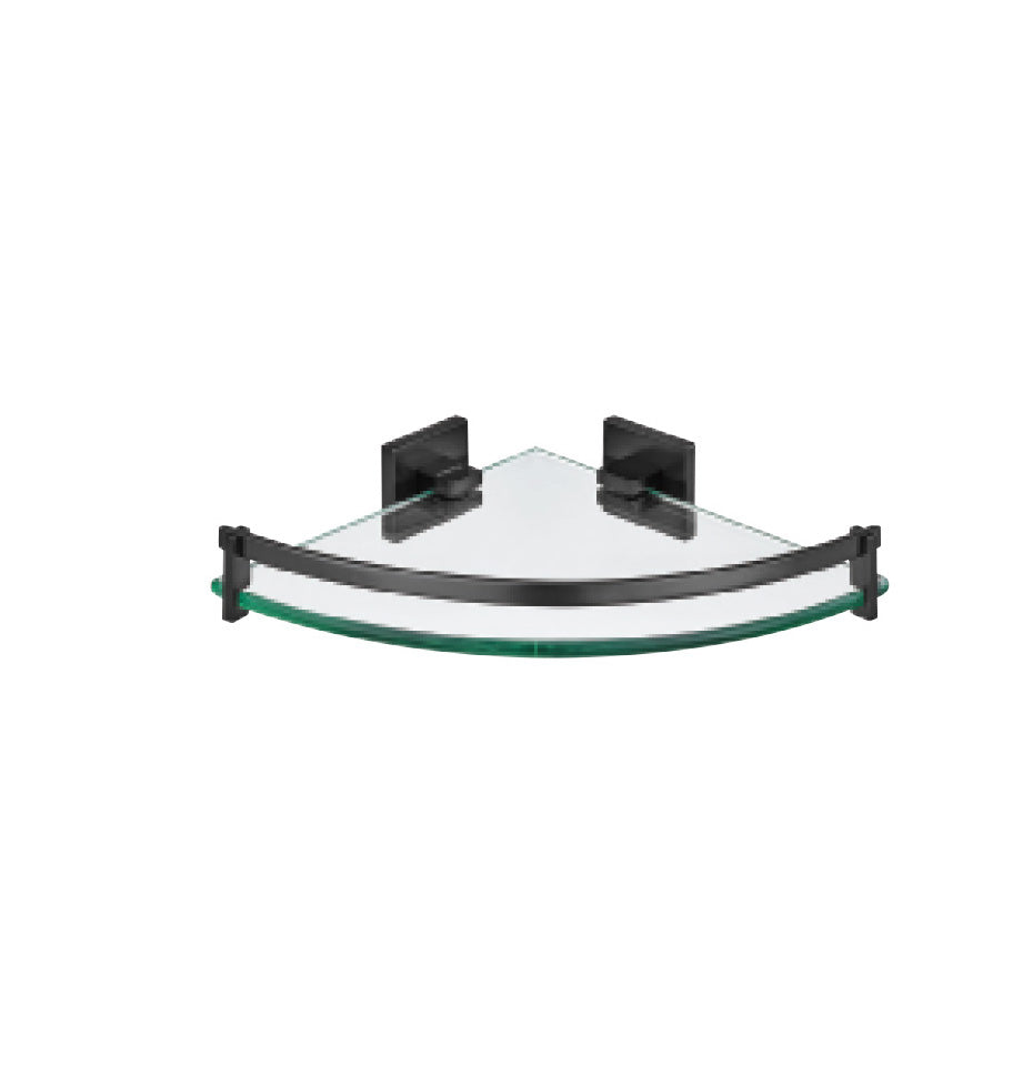 Corner shelf, with clear glass paneL (Cat. No. 980.60.732/980.60.733)